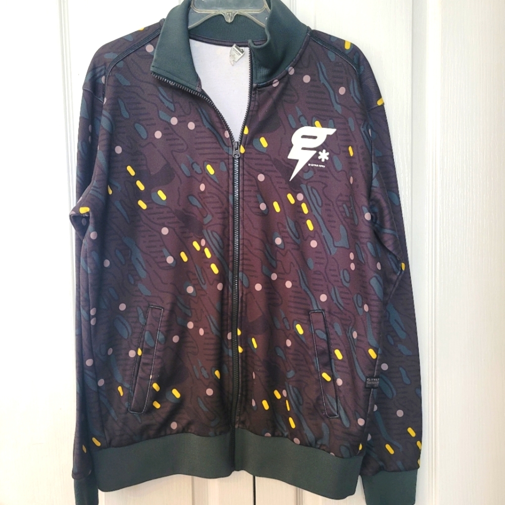 G-Star RAW Men's Cotten Zip Up Sweater